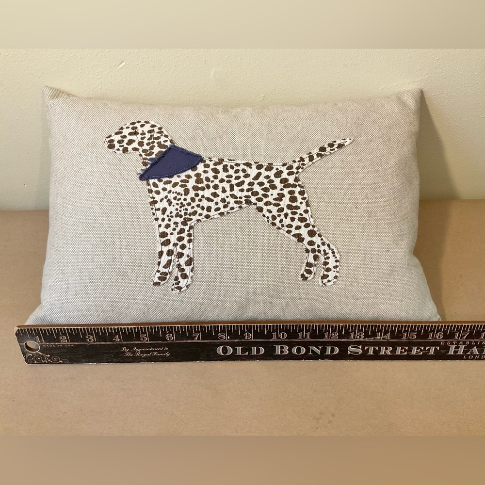Restoration Hardware Baby & Child Appliqué Dog Pillow - Picture 4 of 9